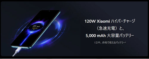 Xiaomi 12T Pro バッテリー性能